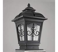 Lampada a Colonna Semplice Europea Lampada a palo Impermeabile Lampada da Parete Lampada da Giardino per Villa Lampada per fari a Colonna per Esterni Lampada da Cortile Artigianale di Lusso