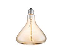 Lampada a cono a LED Lucande, E27 4W, ambra, Ø 14 cm, 2700K LUCANDE