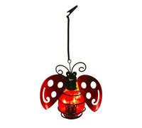 Lampada a energia solare a forma di farfalla in ferro con corda/gancio da appendere lampada solare a farfalla simulata ornamenti per patio party bagliore festivo balcone tocco