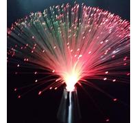 Lampada a fibra ottica a LED - Lampada a cristalli di ghiaccio Luce d'atmosfera sensoriale con tavolo decorativo a LED multicolore | Sette bagliori colorati che cambiano colore | Accessorio decorativo