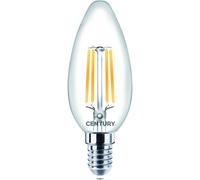 Lampada a Filamento LED Candela E14 6W Luce Naturale - Century Century Materiale
