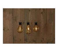 Lampada a filamento solare retrò nera