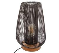 Lampada a filo metallico nero Noda