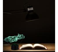 Lampada a forma di auto Lampada 3D colorata Acrilico Divertente Durevole Bella