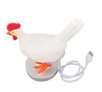 Lampada a forma di di gallina Lampada tavolo 3D alimentata tramite USB Gallina in resina che depone un Luce notturna con luminoso per comodino scrivania Decorazioni per la