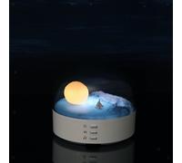 Lampada A Forma Di Luna Con Altoparlante, Creativa Per Soggiorno,