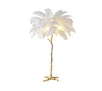 Lampada a forma di piuma, 1.7M/1.2M Lampade Da Terra In Piuma, Lampada Da Tavolo, Lampada Da Letto Laterale, Lampada Da Terra, Lampada Da Lettura Moderna, Sorgente Luminosa A Tre Colori Regolabile, Il