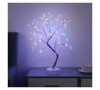 Lampada a forma di piuma, Lampada da tavolo a LED USB for rami di alberi bonsai da tavolo for feste di nozze, decorazioni for la casa, lampada a filo di rame a LED per soggiorno(RGB+Pure White)