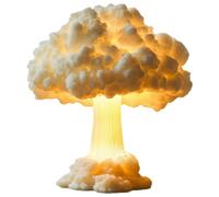 Lampada a fungo atomico, dettagli di simulazione da 4, 7 pollici Lampada di esplosione in plastica, decorazioni per la casa ricaricabili creative per camera da letto, soggiorno, ufficio, divertiment