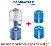 LAMPADA LANTERNA GAS LUMOGAZ PLUS CAMPINGAZ POTENZA 80 WATT - PESO 280 GRAMMI