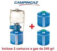 LAMPADA A GAS LUMOSTAR PLUS PZ CAMPINGAZ + 2 CARTUCCE A GAS DA 240 GR INCLUSE