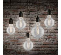 PLM 28971 - Lampada a filamento a LED E27, 9 W, 1055 lm, 2700 K, dimmerabile
