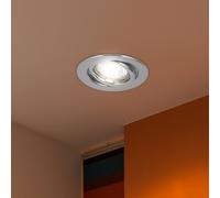 Lampada a Incasso Faretto da Plafoniera Cucina Metallo Cromato GU10 D 9,7cm
