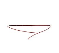 Lampada a infrarossi 105. 0W 235V 53cm. Vernice che cura lampadina alogena al quarzo al quarzo riscaldamento elemento corto abra-rosso luce dorata lampadina rubino tubo ,Alta efficienza(L53R)