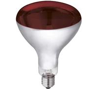 Lampada a infrarossi 150 W in vetro temprato colore rosso