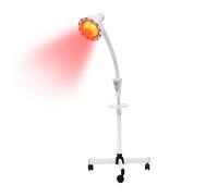 Lampada a infrarossi, 275 W, lampada a infrarossi, temperatura regolabile, lampada a infrarossi con ruote, rotazione a 360°, temperatura regolabile 0-115 °C, per il trattamento di rilassamento