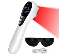 Lampada a Infrarossi, Dispositivo per Luce Rossa Infrarossi Portatile per Dolori Articolari e Muscolari, Terapia Alleviare Dolore Articolare Muscolare Per gli Animali e l'uomo(3x808nm+14x650nm)