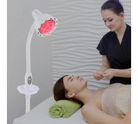 Lampada a infrarossi per terapia, 275 W, lampada a infrarossi, tubo regolabile a 360°, lampada a infrarossi, luce rossa con telecomando, luce rossa
