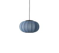 Lampada A Lampadario Ovale Ø45 Made By Hand in Turchese Blu LED