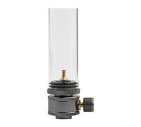 Lampada a lanterna a gas da campeggio, leggera e portatile, in lega di alluminio, con luminosità regolabile, per escursioni, picnic, avventure, compatibile con serbatoi di gas isobutano a vite