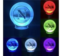 Lampada a led 3D scudetto Napoli Roma Inter Milan Juve o altre squadre di calcio