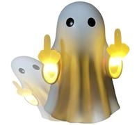 Lampada a LED a forma di dito medio, decorazione fantasma di Halloween, luce notturna a LED, lampada spettrale per casa, bar, feste, decorazione da parete per Halloween, camera da letto e feste
