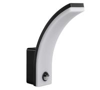 Maclean MCE512 20W Lampada LED da Parete con Rilevatore di movimento IP65 2000lm 4000K bianco neutro (Nero)