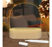 Lampada A Led Creativa Fai da Te, Scrittura Cancellabile, Luce Notturna con Penna Cancellabile, Luce Notturna Personalizzata per Bambini, Lampada Da Comodino per Bambini, Regalo per La Festa Dei