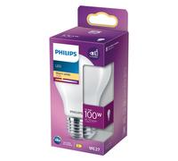LAMPADA A LED 'GOCCIA' CALDA 2700K 10,5 W=100W E27 - 1521 lm- 4 pezzi - PHILIPS