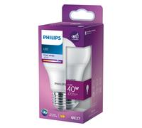 LAMPADA A LED 'GOCCIA' NATUR. 4000K 4,2 W=40W E27 - 470 lm- 4 pezzi - PHILIPS