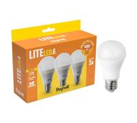 Lampada a LED Mod. Goccia Liteled Beghelli 13W E27 1339LM 3000K 3 Pezzi