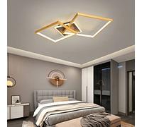 Lampada a LED Moderna, Luce del soffitto Camera da Letto Dimmettibile con Telecomando Creative Square Bamdaio, Cucina, corridoio Lampadella Illuminazione