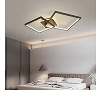 Lampada a LED Moderna, Luce del soffitto Camera da Letto Dimmettibile con Telecomando Creative Square Bamdaio, Cucina, corridoio Lampadella Illuminazione
