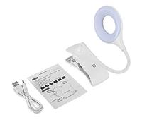 Lampada a LED, morsetto a clip ricaricabile Luci a LED Lampada da tavolo da scrivania Cura degli occhi per la lettura Illuminazione da studio Anti-abbagliamento Tre tipi di luminosità Luce a LED per s