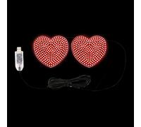 Lampada a LED per finestrini auto, decorazioni per veicoli a forma di cuore d'amore, luce d'atmosfera, per interni auto, SUV, camper, berlina, camion, minivan, furgone