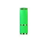 Lampada a LED per unghie in argento, 9 torce a LED, portabilità, per nail art, per nail art, colore verde, taglia unica