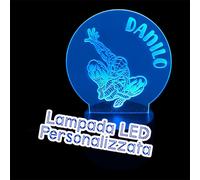 Lampada a Led Personalizzata con nome, luce notturna per bambini [EEK: A]