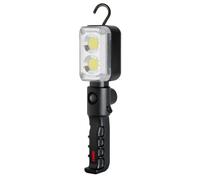 LAMPADA A LED TORCIA DA LAVORO FARO LUCE RICARICABILE MAGNETE GANCIO 12/24V
