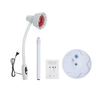 Lampada a luce rossa, a infrarossi, 275 Watt, lampada a luce rossa a infrarossi, lampada di calore a infrarossi, base e uso domestico portatile con luce infrarossa (124-157 cm)