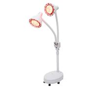 Lampada a luce rossa, lampada a infrarossi, lampada terapeutica a doppia testa, lampada a infrarossi da 275 W, rotazione a 360°, lampada a infrarossi per uso domestico, 2 teste, lampada a luce rossa