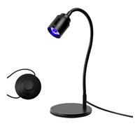 Lampada a luce UV LED - Ricarica USB per manicure regolabile a 360 gradi | Lampada per unghie con comando a pedale - Per principianti Professionisti Dormitorio femminile Viaggi Attività all'aperto