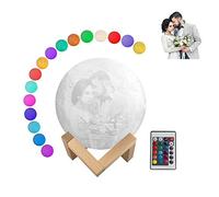 Lampada a luna, stampa 3D 16 colori RGB Led Moon Light con supporto, luce lunare con telecomando e controllo touch e ricarica USB per bambini amante compleanno regali di Natale