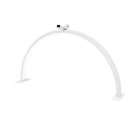 Lampada a mezza luna da 75 cm LED Luce da tavolo per manicure 50W Salone di bellezza per unghie 3 tonalità di colore Bianco Caldo Neutro Freddo 3000-6000K Dimmerabile Morsetto Supporto per telefono