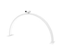 Lampada a mezza luna da 75 cm LED Luce da tavolo per manicure 50W Salone di bellezza per unghie 3 tonalità di colore Bianco Caldo Neutro Freddo 3000-6000K Dimmerabile Morsetto Supporto per telefono
