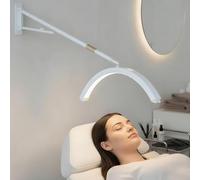 Lampada a Mezzaluna LED, Testa Girevole, per Parete, Estetica e Tatuaggi | White color, 360-degree rotating head, suitable for nail art and eyelash extensions, ideal for beauty and tattoo workspaces