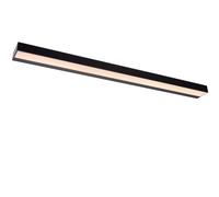 Lampada A Muro LED Nera Con Specchio Per Bagno 2700K 90Cm Illuminazione Moderna
