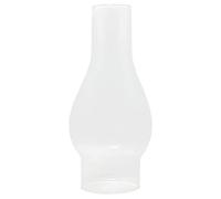 lampada a olio, Paralume in vetro trasparente Lampada a cherosene Globo di ricambio Copri lampada antivento for uragano for riparazione di lampade a petrolio e cherosene antiche(M)