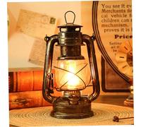 Lampada a olio retrò portatile, design della lampada a vecchio cavallo, campeggio esterno decorativo e emergenza per interruzione di corrente (olio non incluso) - Cherosene