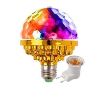 Lampada A Palla Da Discoteca Rotante Multicolore - Illuminazione LED A Lunga Durata Sicura E Continua - Luminosa Disco,Per Casa, Bar, Feste, Bambini, Adolescenti, Natale, Vacanze, E Notti