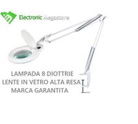 LAMPADA A PANTOGRAFO PROFESSIONALE LENTE 8 DIOTTRIE NUMISMATICA ESTETICA